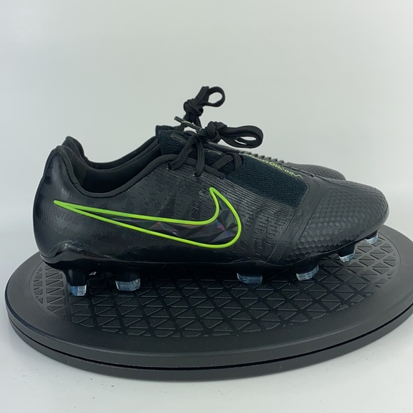 Nike Phantom Venom Elite FG Soccer Cleats Black/Volt AO7540-007 Men's Size 5 - Picture 4 of 11
